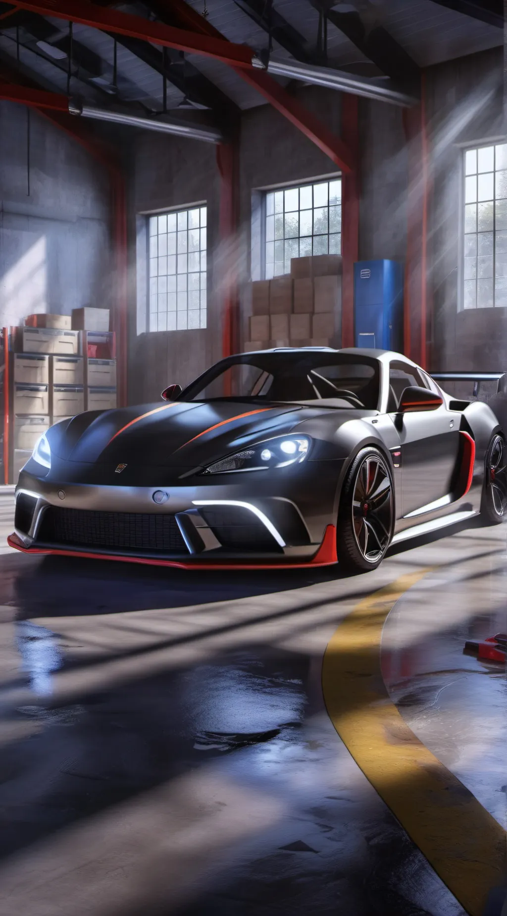 ai character: car background