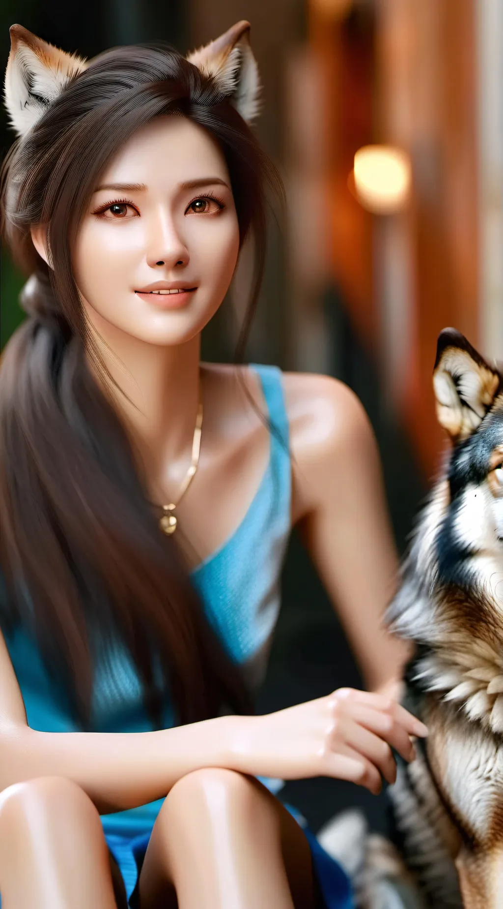 ai character: GF background