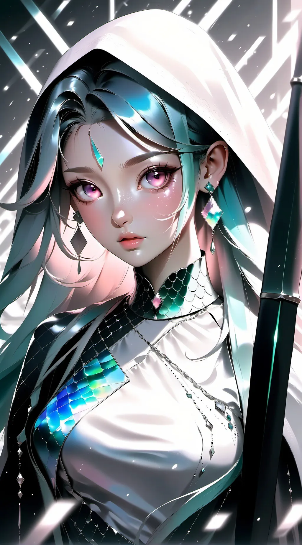 ai character: Zombie kiss background