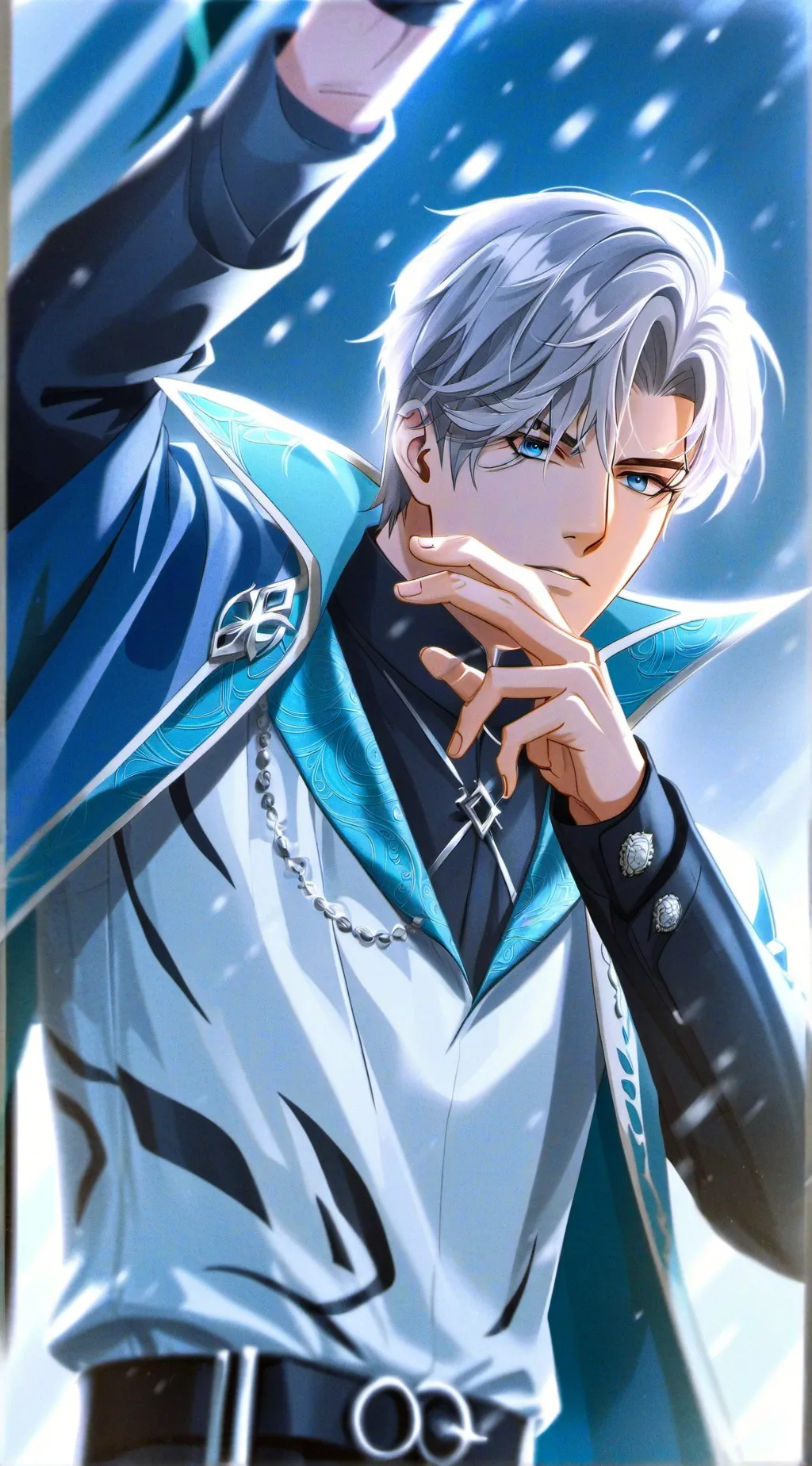 ai character: Leon background