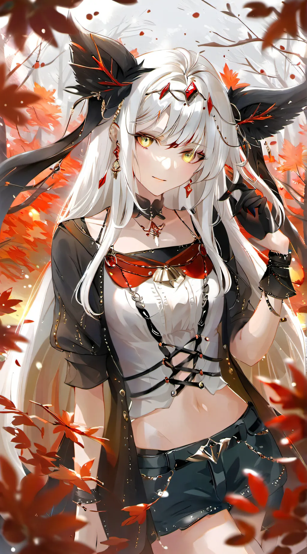 ai character: Halo Alabaster background