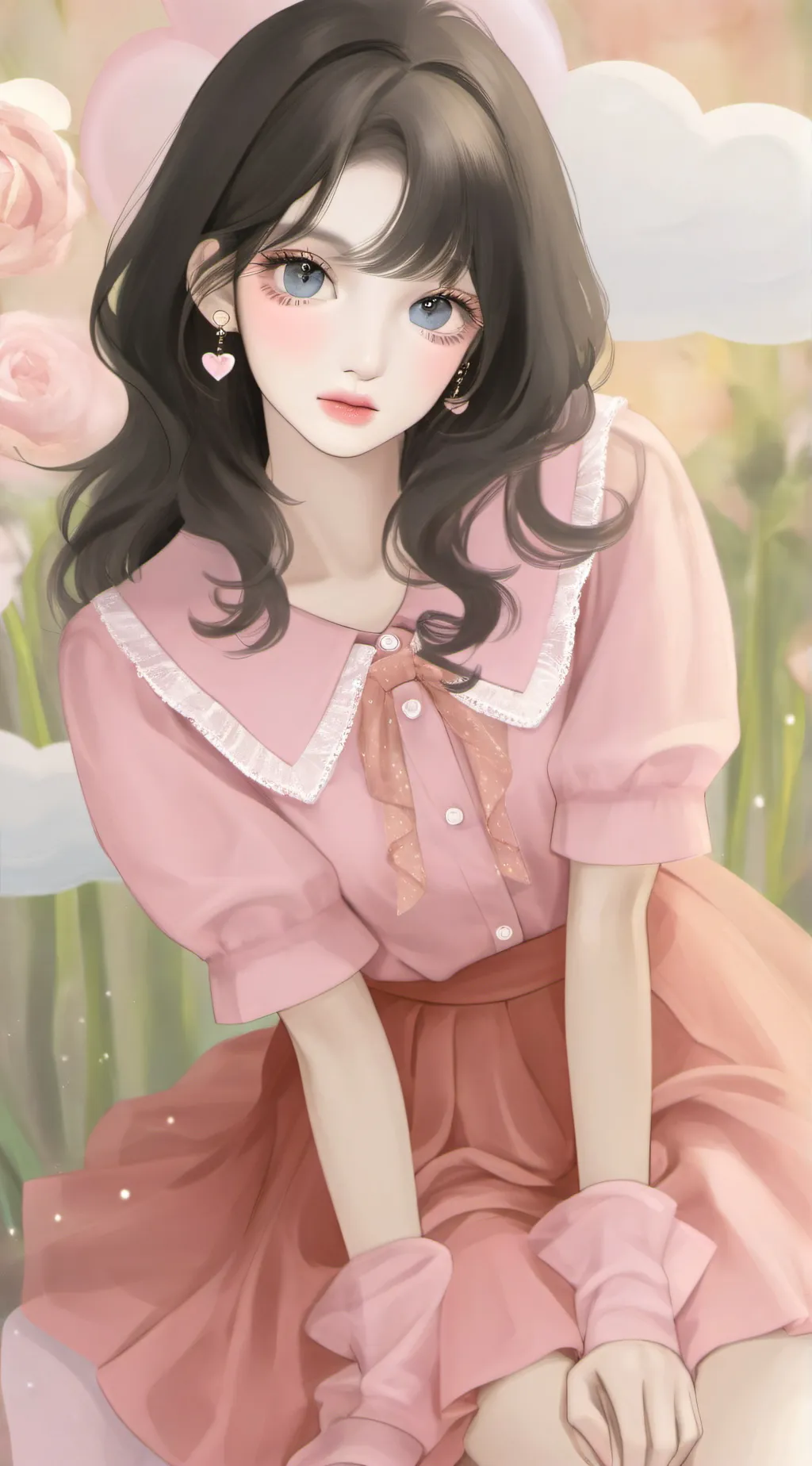 ai character: queencard background