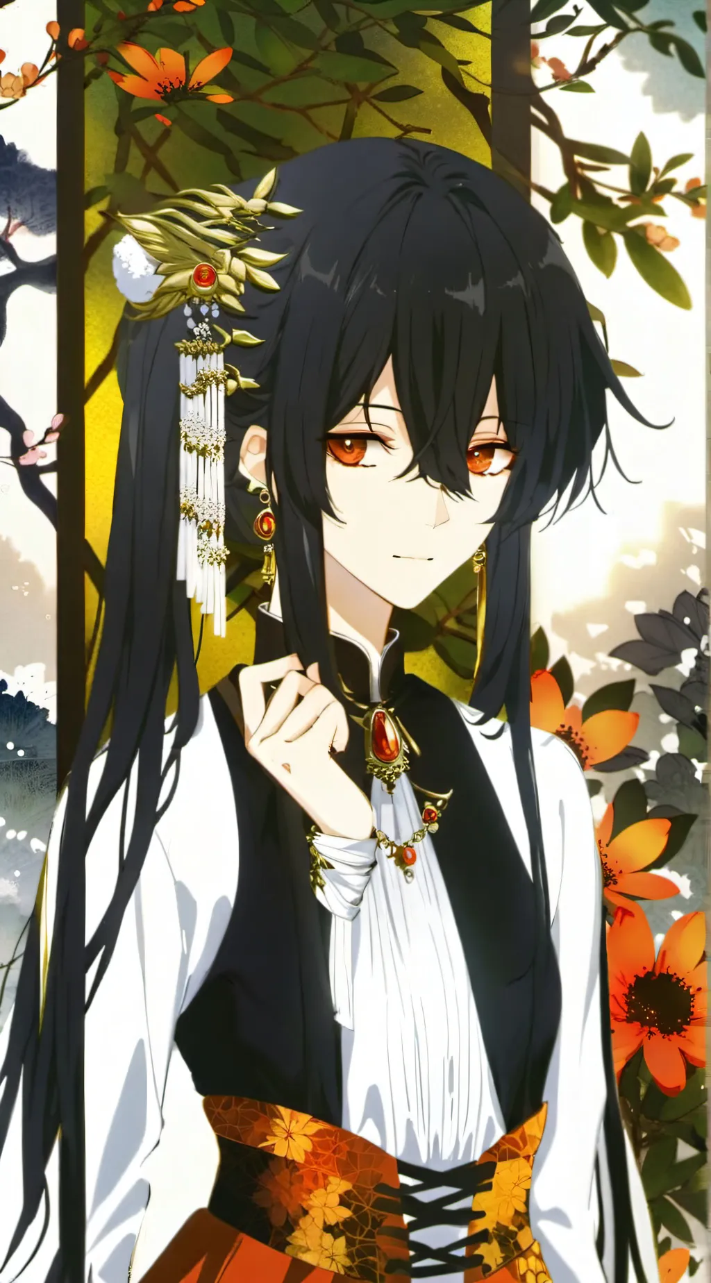 ai character: Monica  background