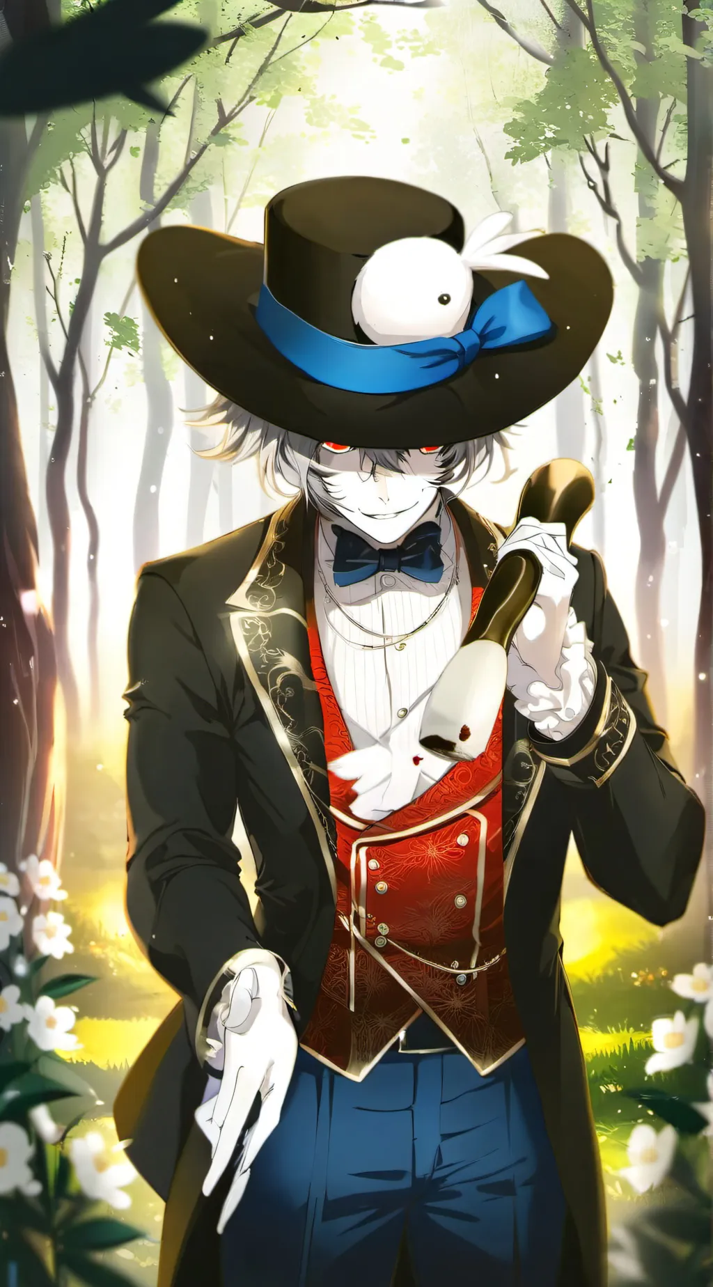 ai character: Frankie  background