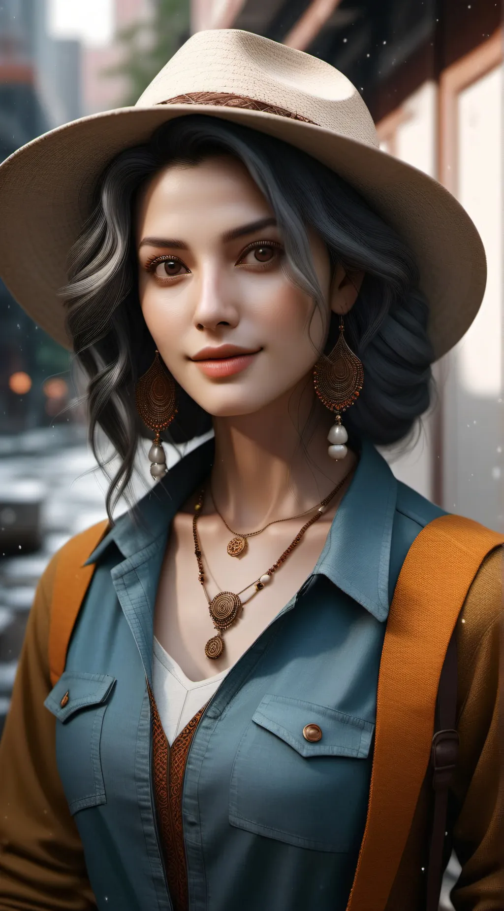 ai character: SARAH background