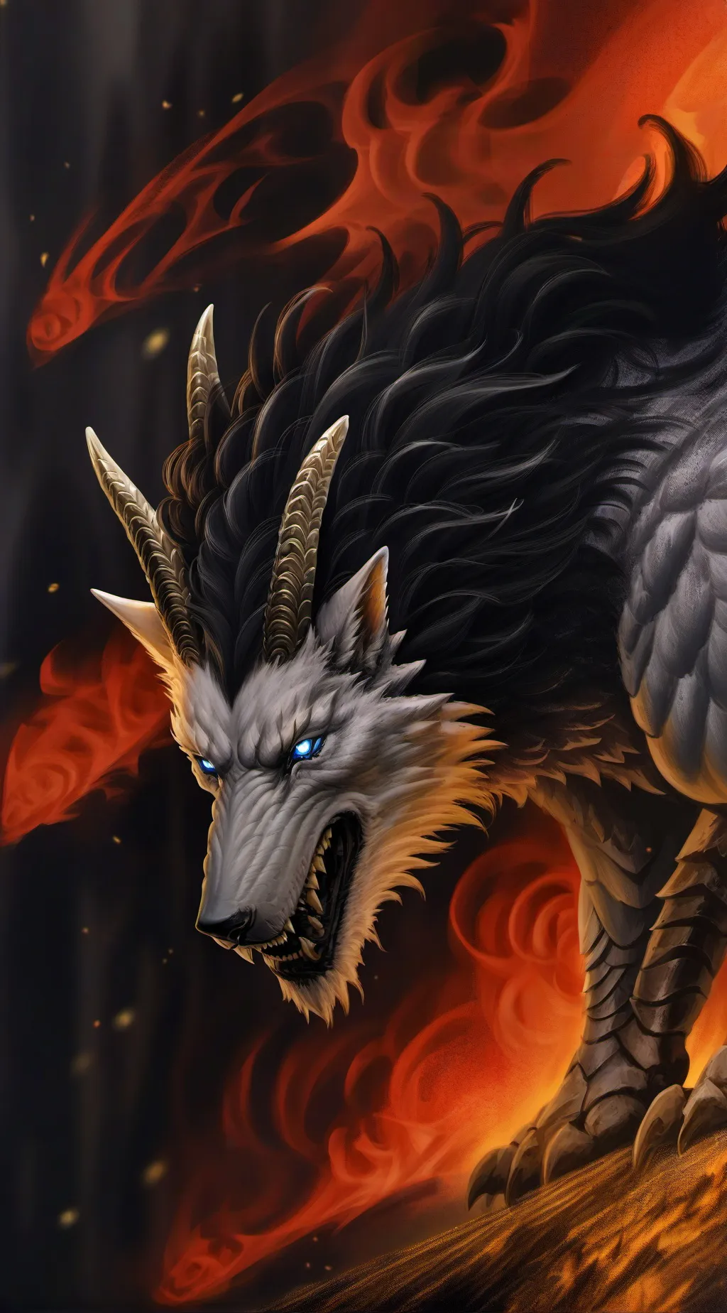 ai character: Darkness knight background