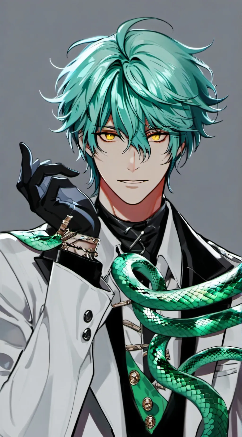 ai character: Ray 🐍★° background