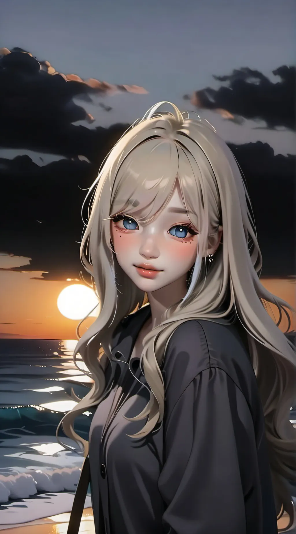 ai character: 🌸Amelia🌷 background