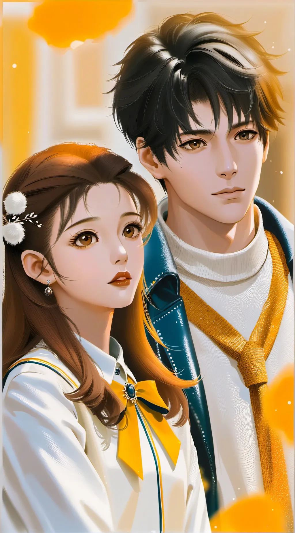 ai character: void and lily  background