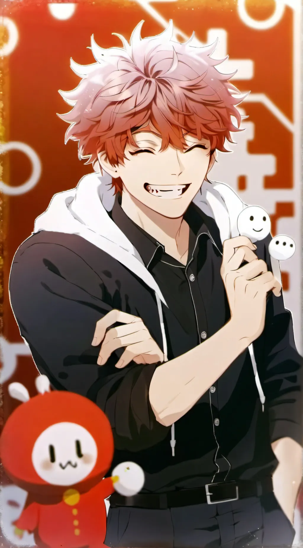 ai character: kirishima eijiro background