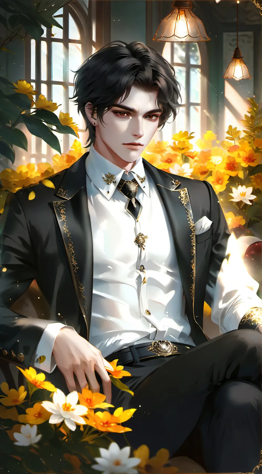 ai character: Jayce Gray background