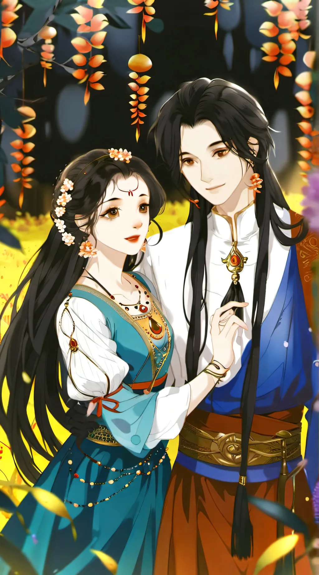 ai character: lisa and Jackson  background
