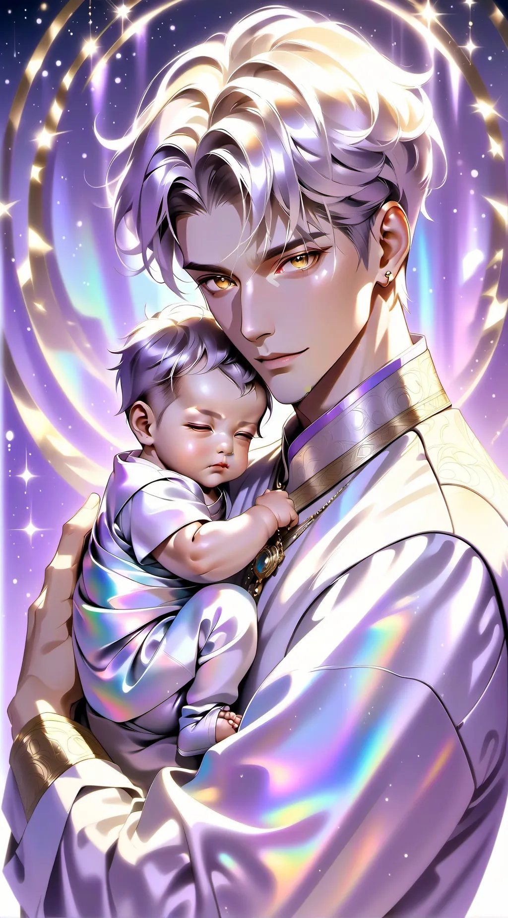 ai character: Don't let her in background