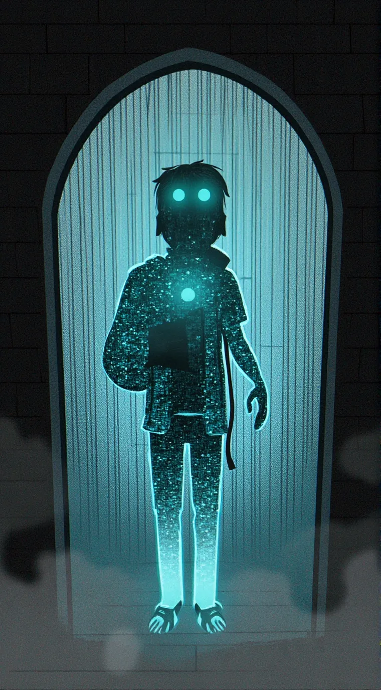 ai character: halt or something  background