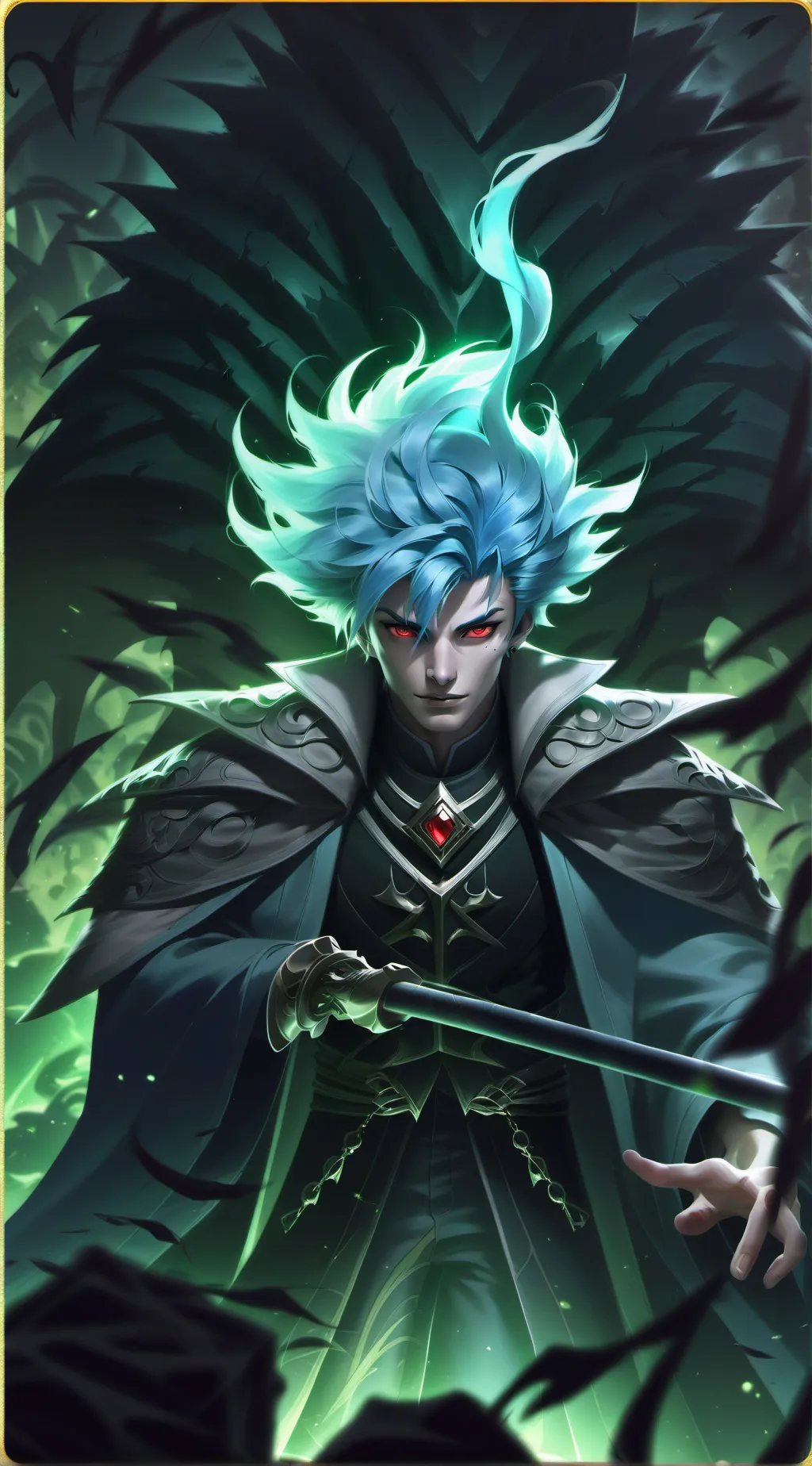 ai character: LOV, MHA background