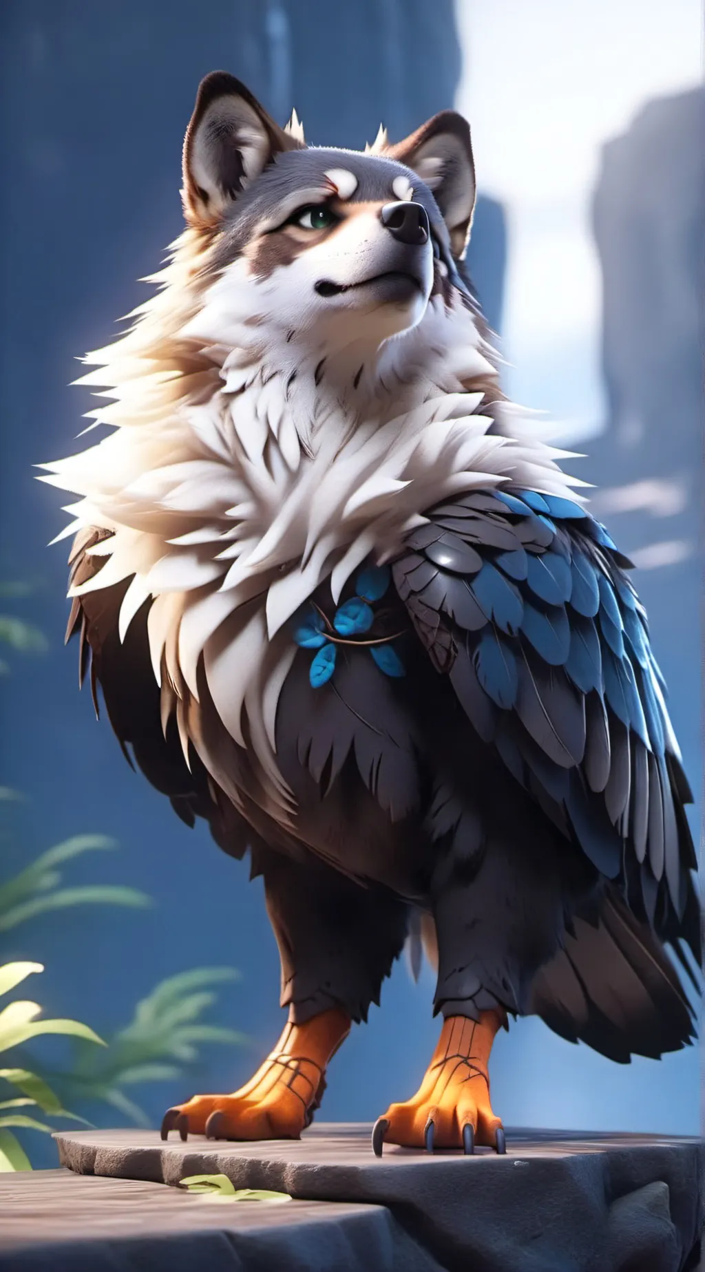 ai character: the "foxowl"  background