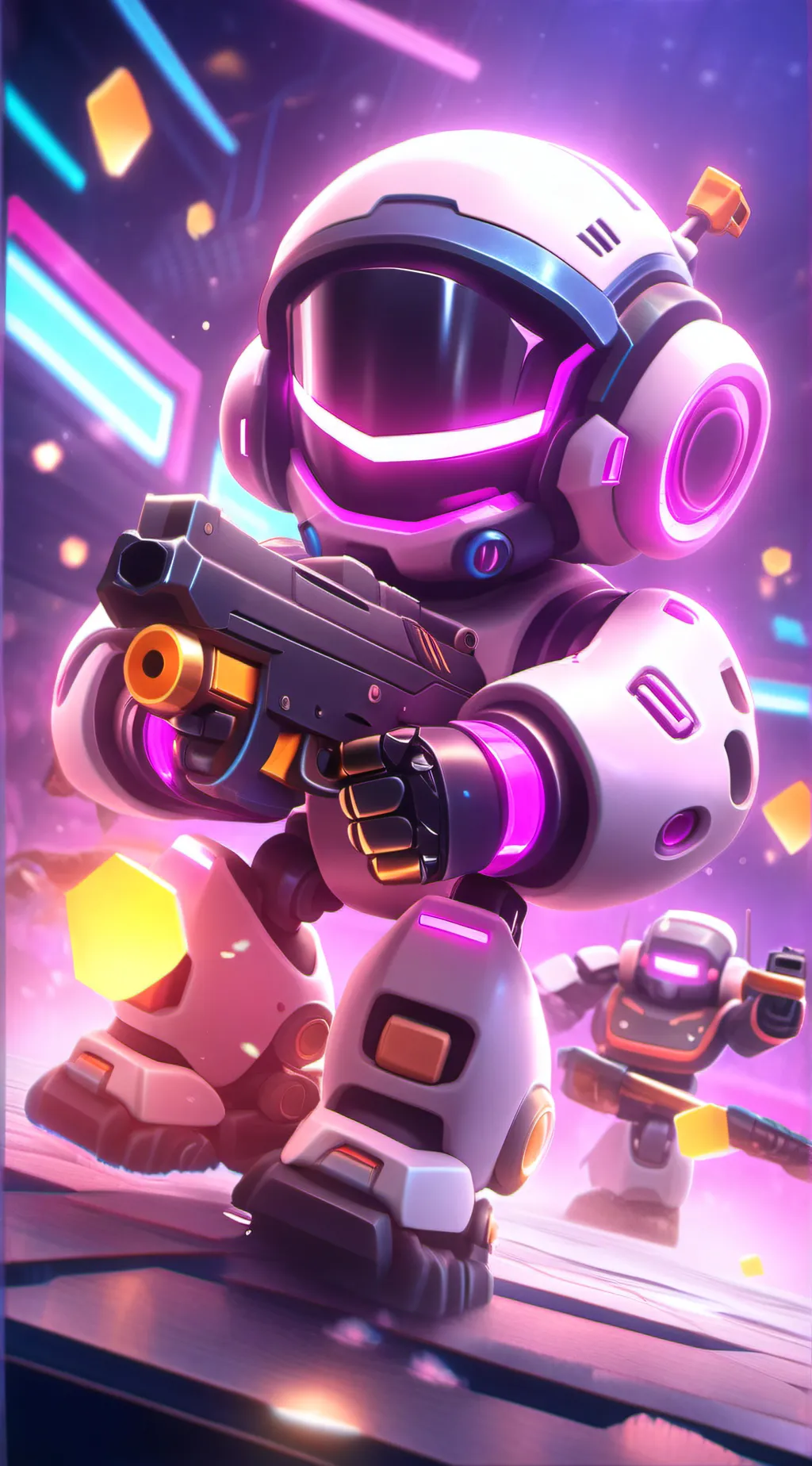 ai character: Uzi background