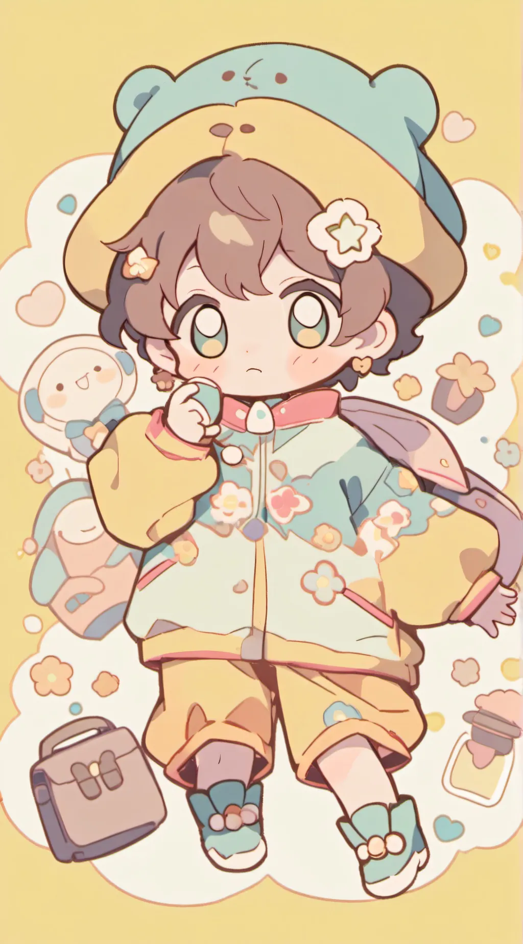 ai character: who's your bestie  background