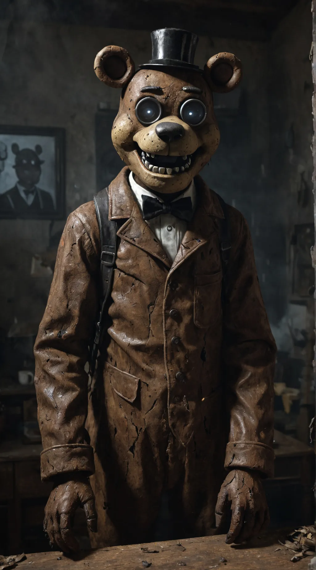 ai character: The Phantom Animatronic background