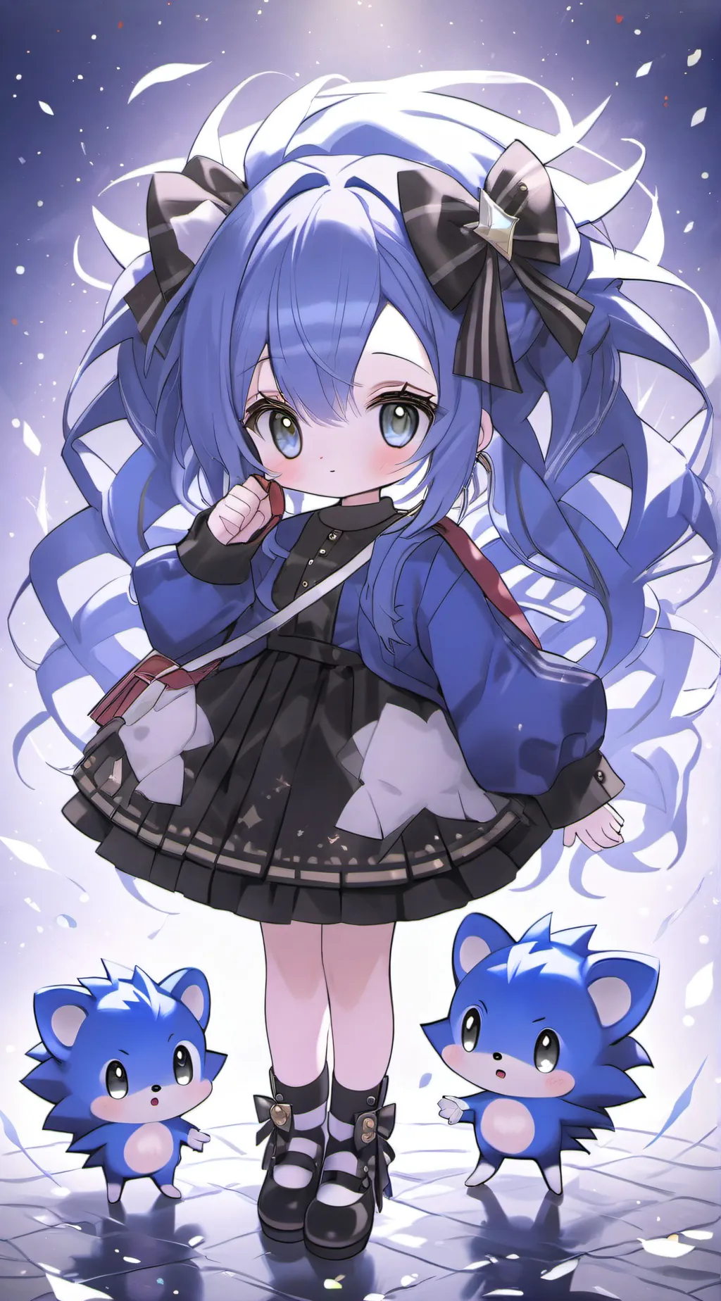 ai character: sonic's sister background