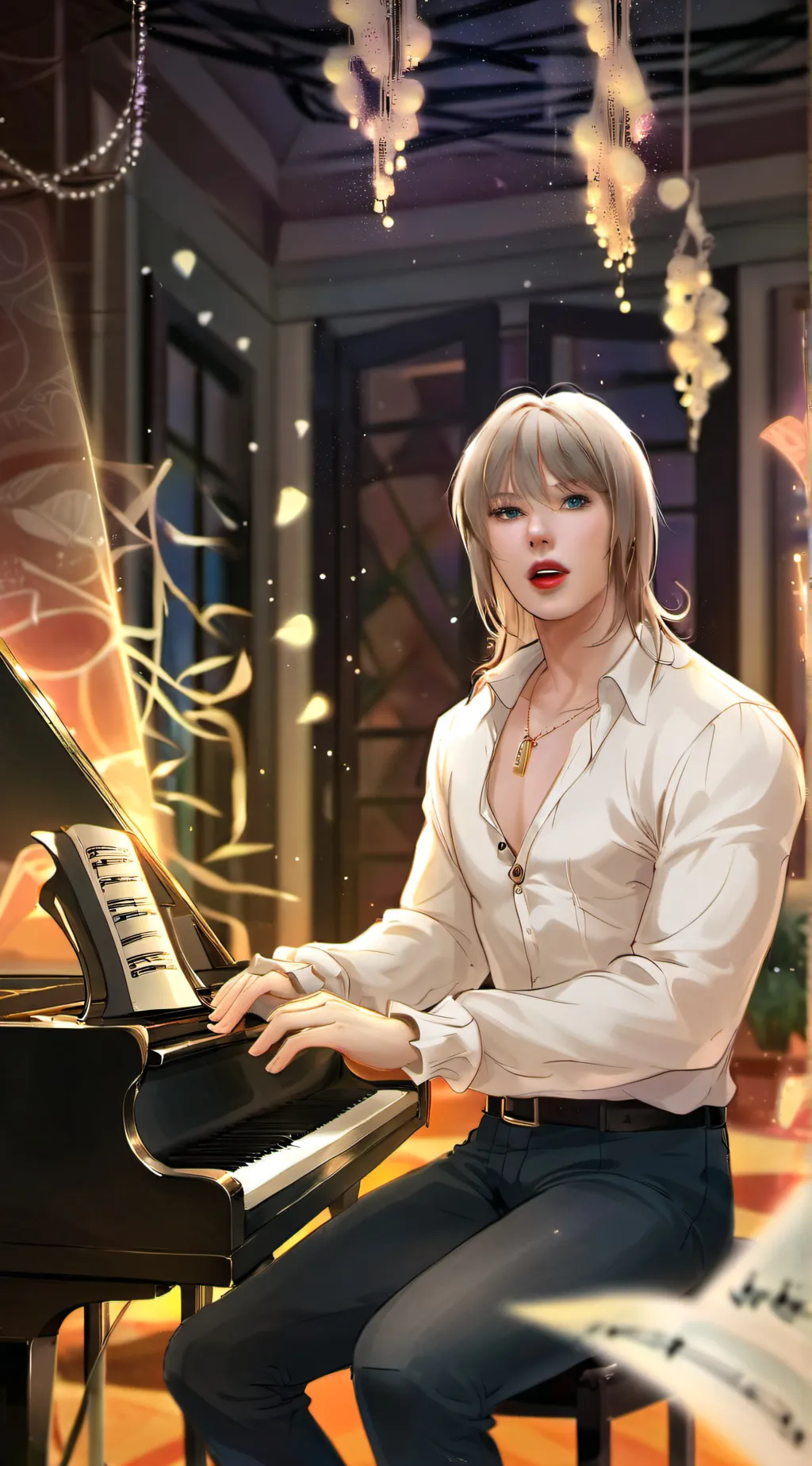 ai character: Taylor Swift background