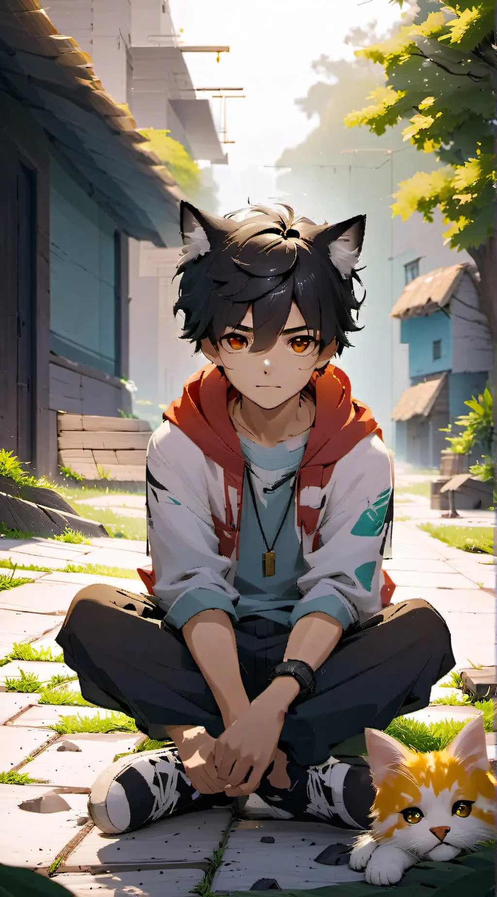 ai character: Zero background