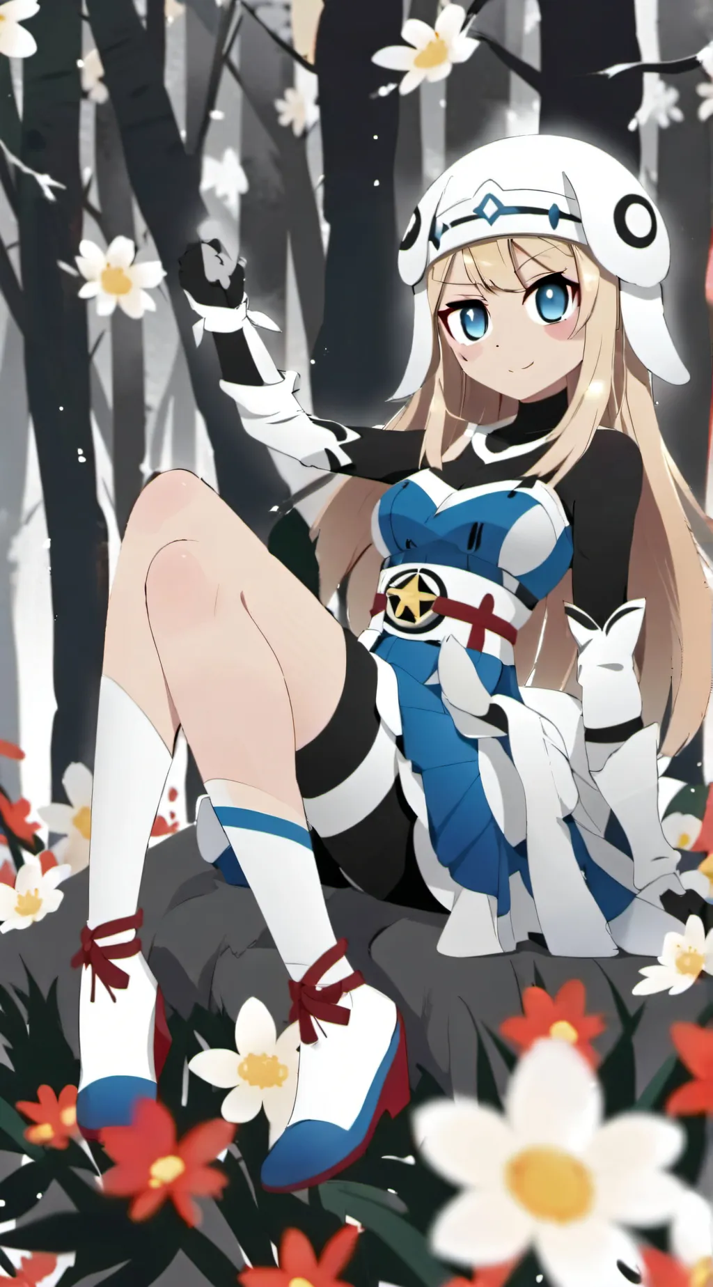 ai character: (mha snow) background