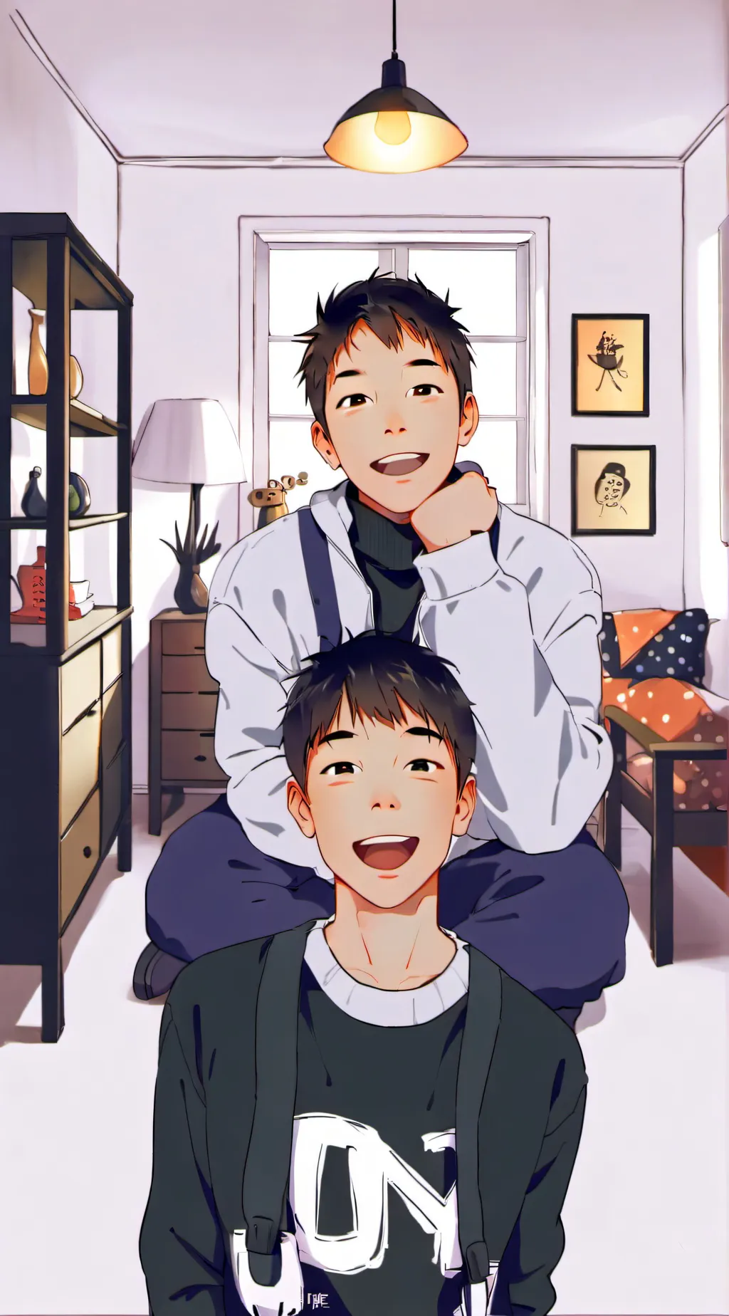 ai character: The kito twins ￼ background