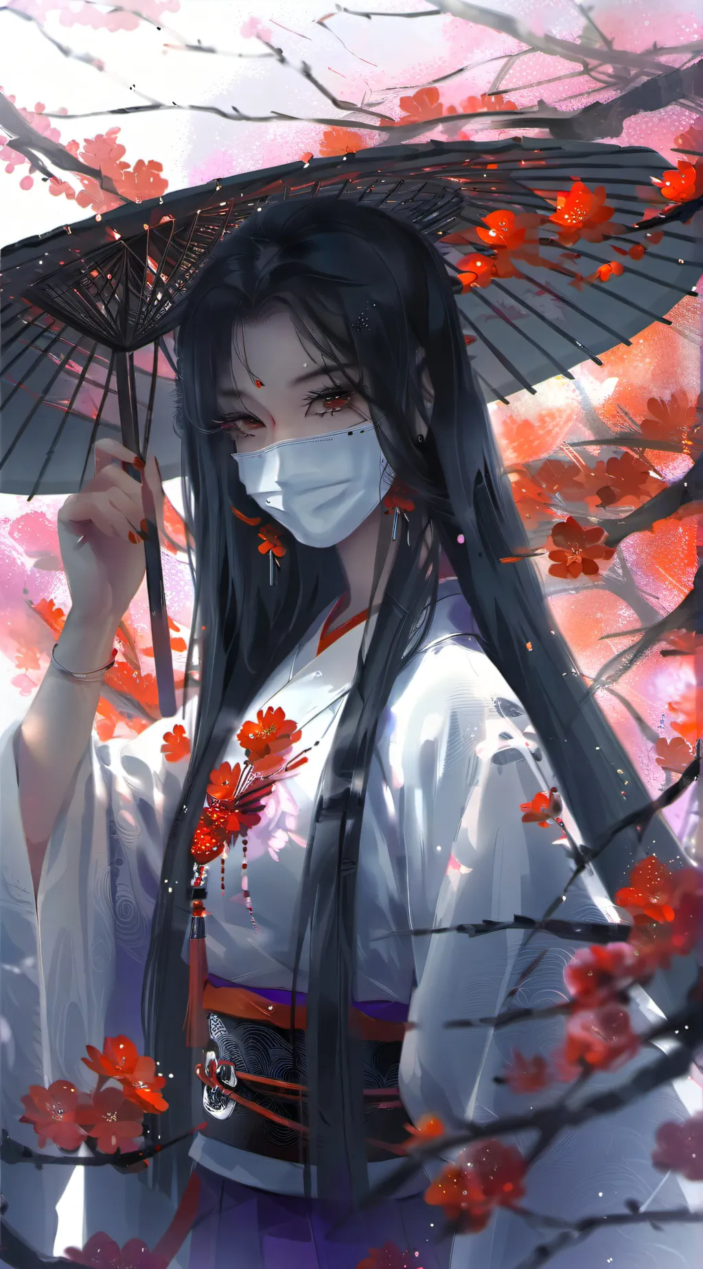 ai character: kuchnisake-onna background