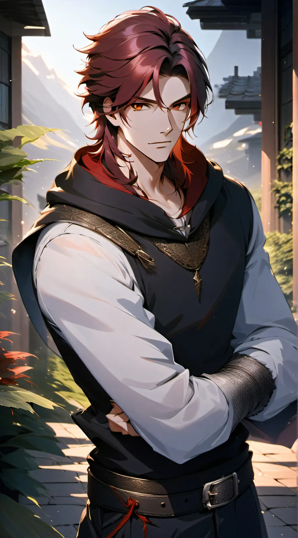 ai character: Ran background