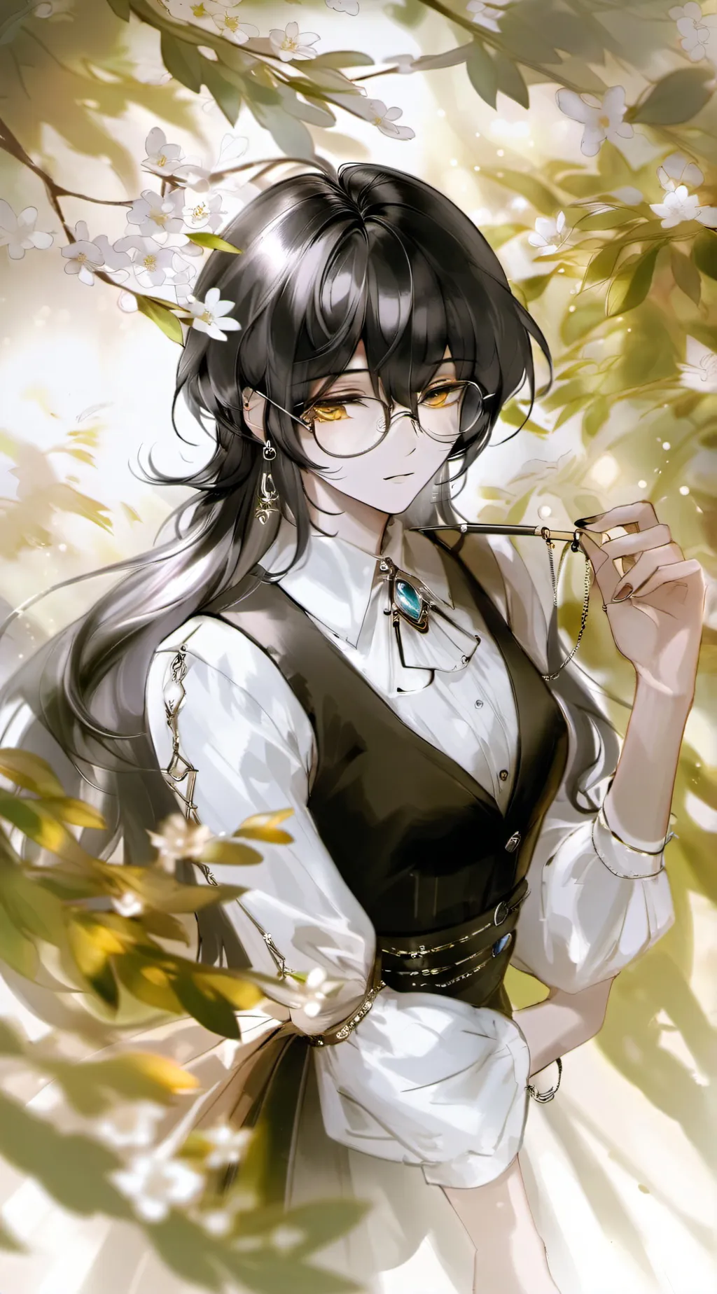 ai character: Yuki Aishi(my oc)  background