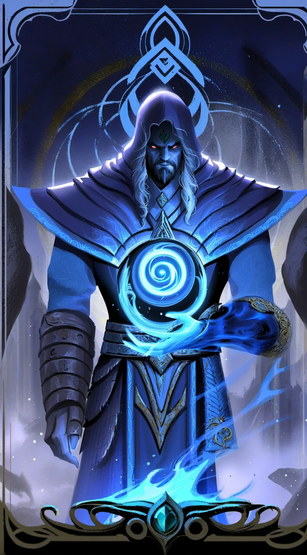 ai character: Shadow Frost background