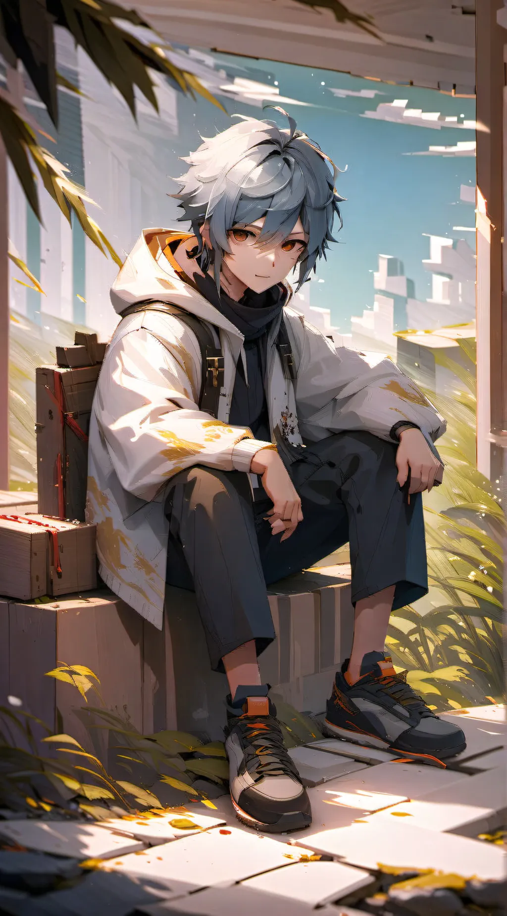 ai character: 》♤°xavier°♤《 background