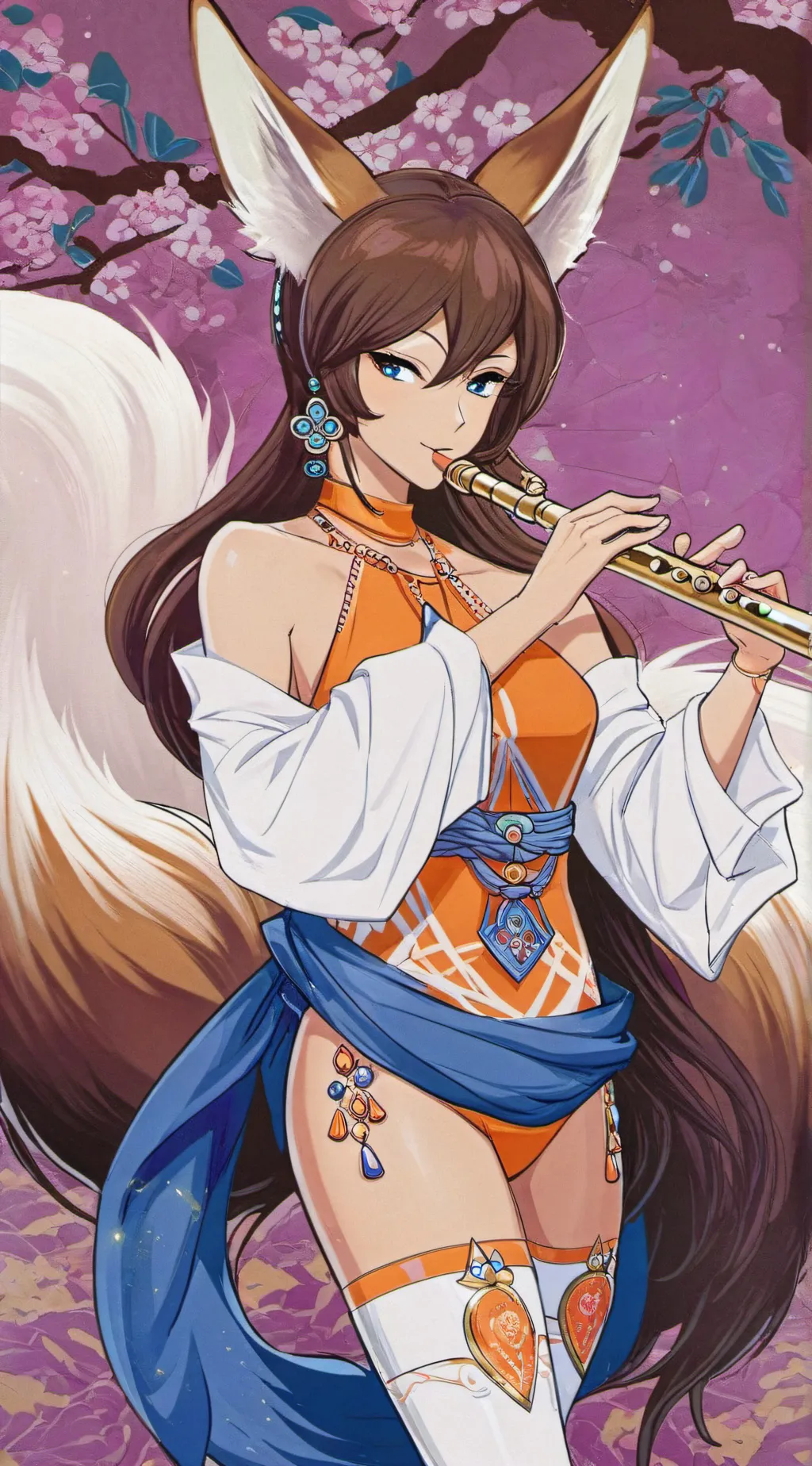 ai character: Rena rouge ￼ background