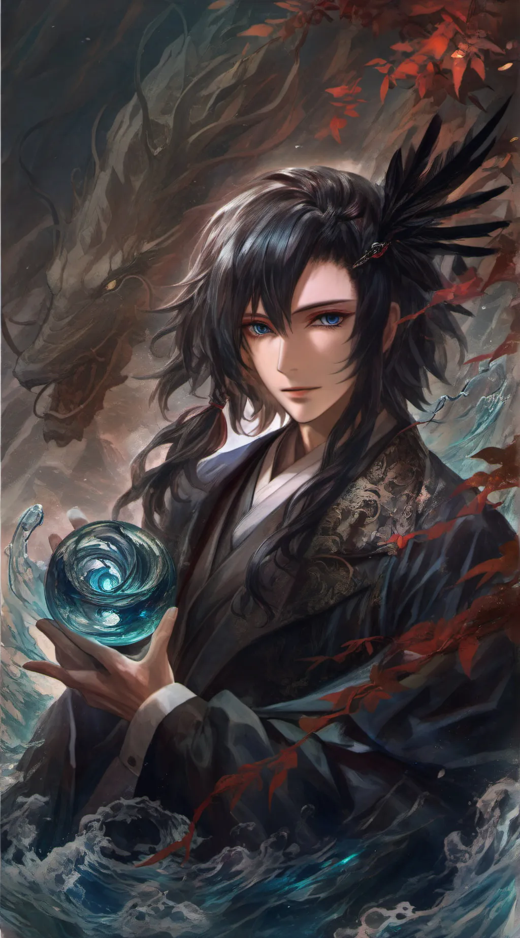 ai character: giyuu tamioka background