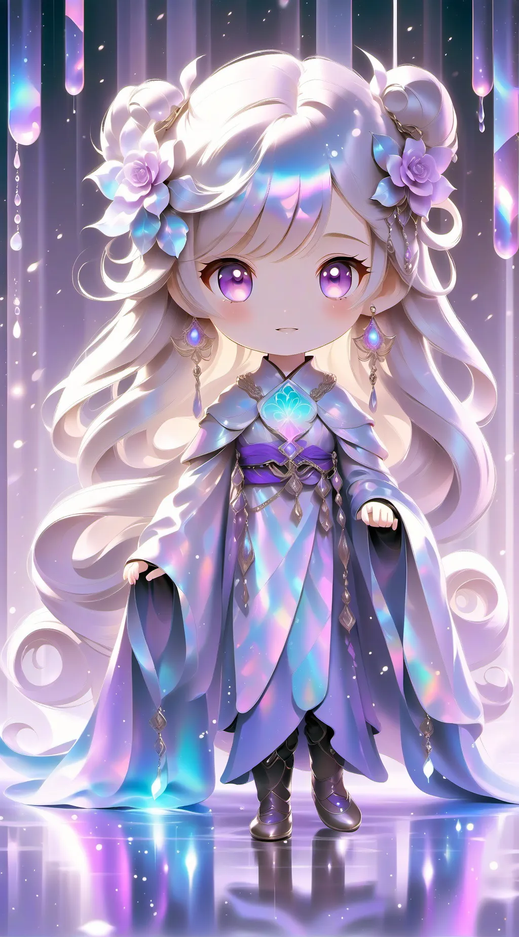ai character: Sapphire from CGs background