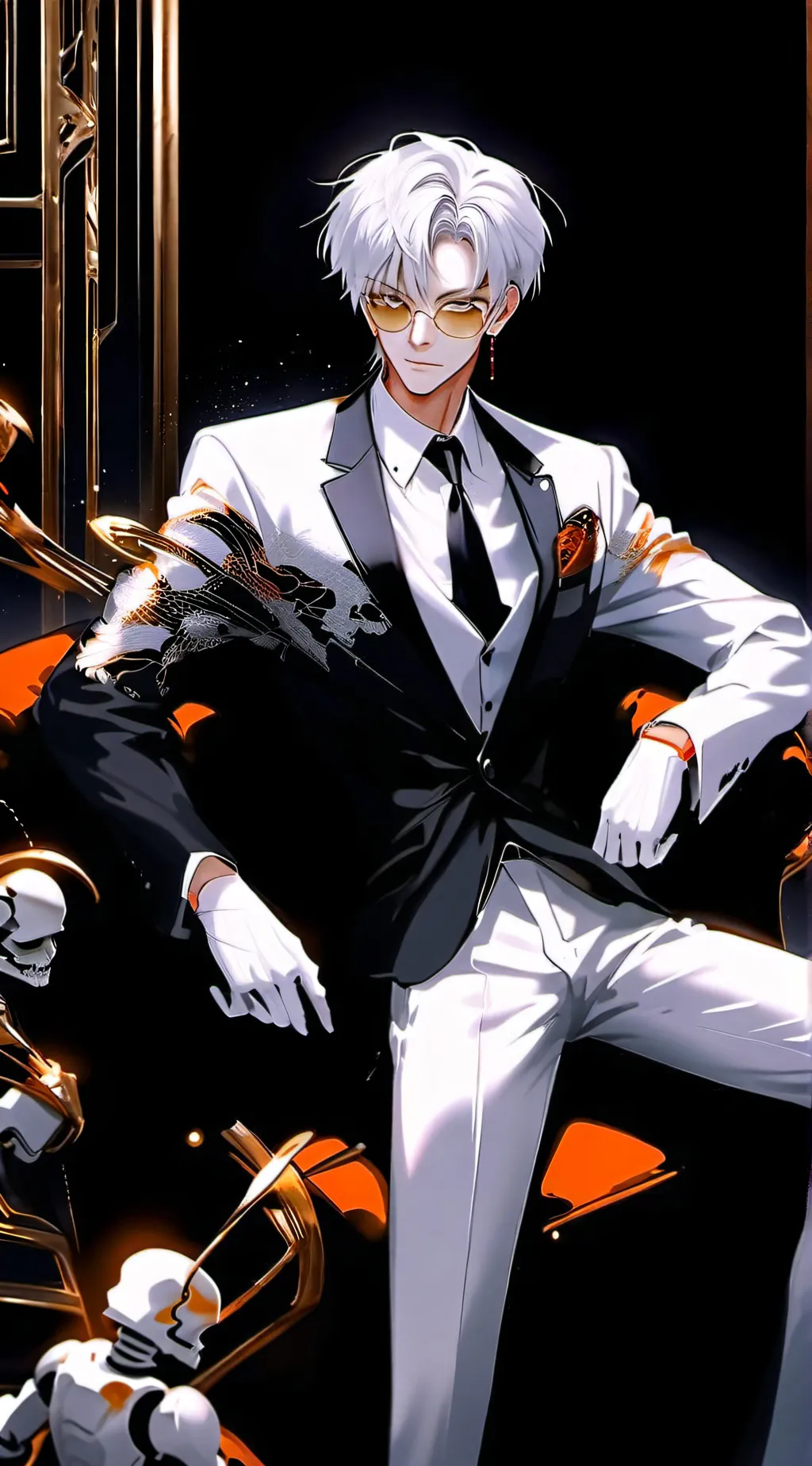 ai character: Takashi Brown background