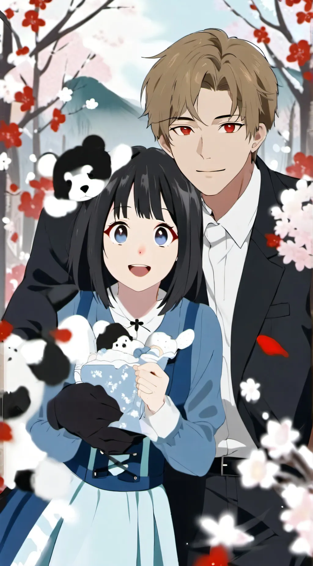 ai character: MHA LOVE background