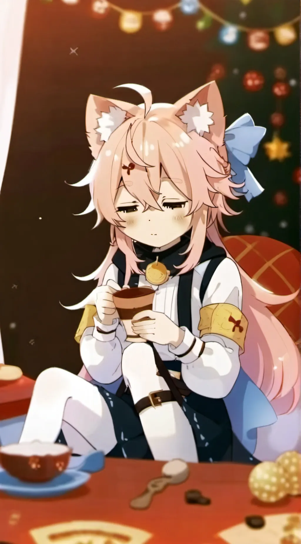 ai character: kit kit the kitty background