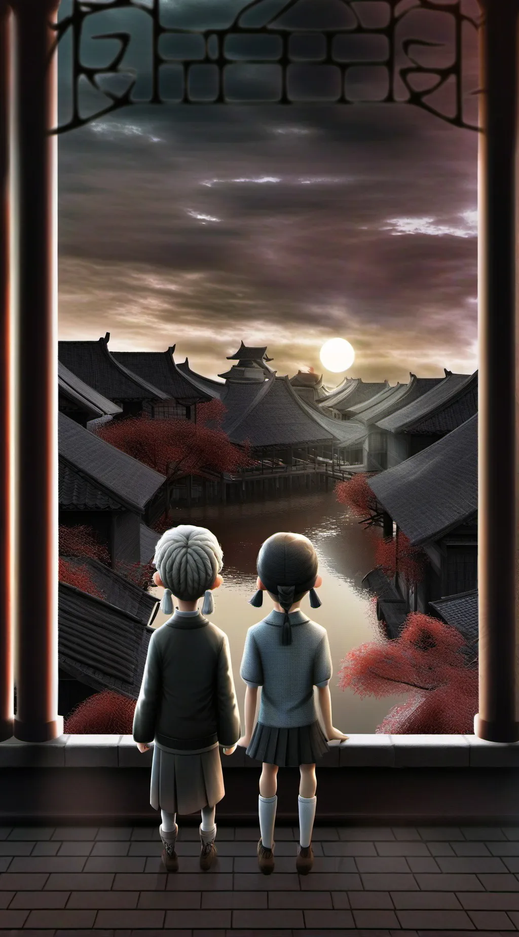 ai character: Vampire SanObaGiyu background