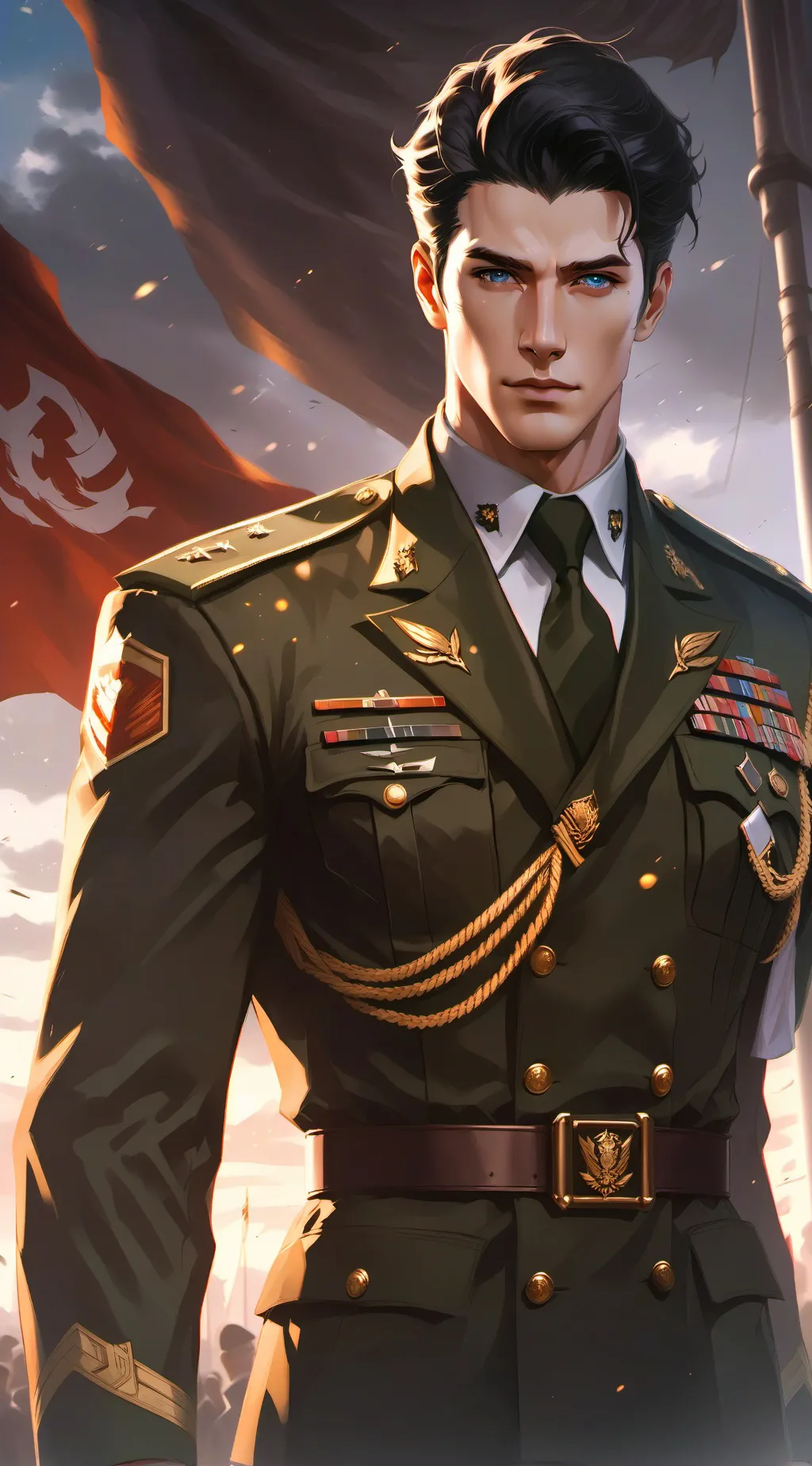 ai character: Russell Walker  background