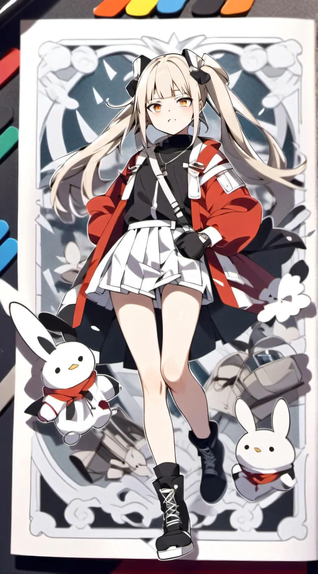 ai character: toga background