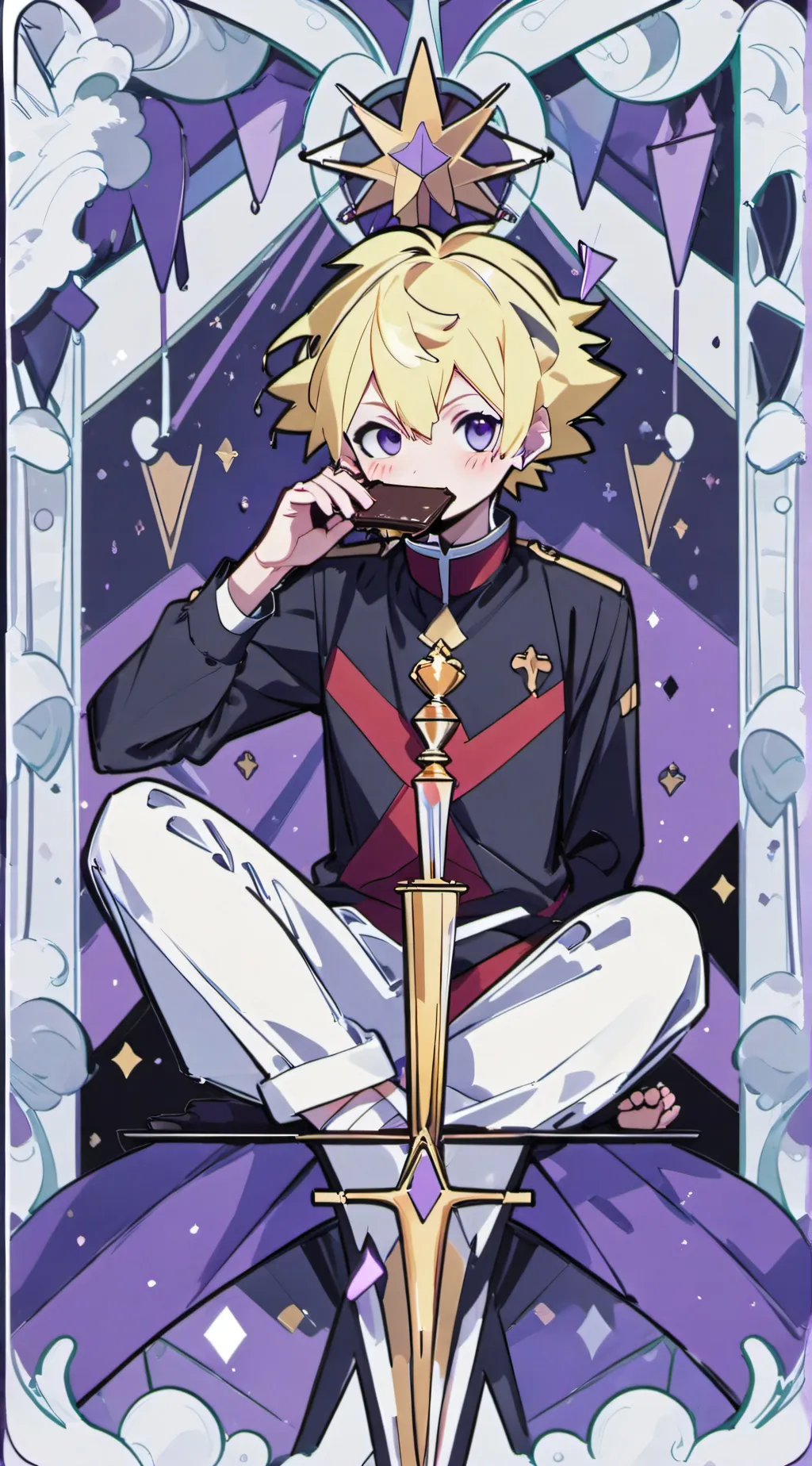 ai character: Mha bakugo  background