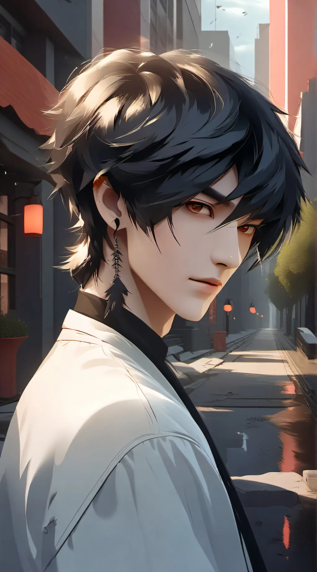 ai character: 🍓asher 🍓 background