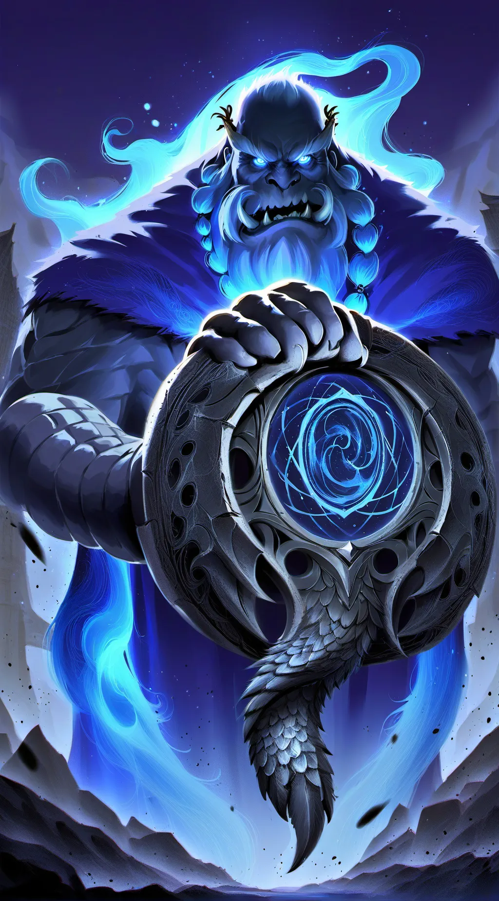 ai character: monster  background