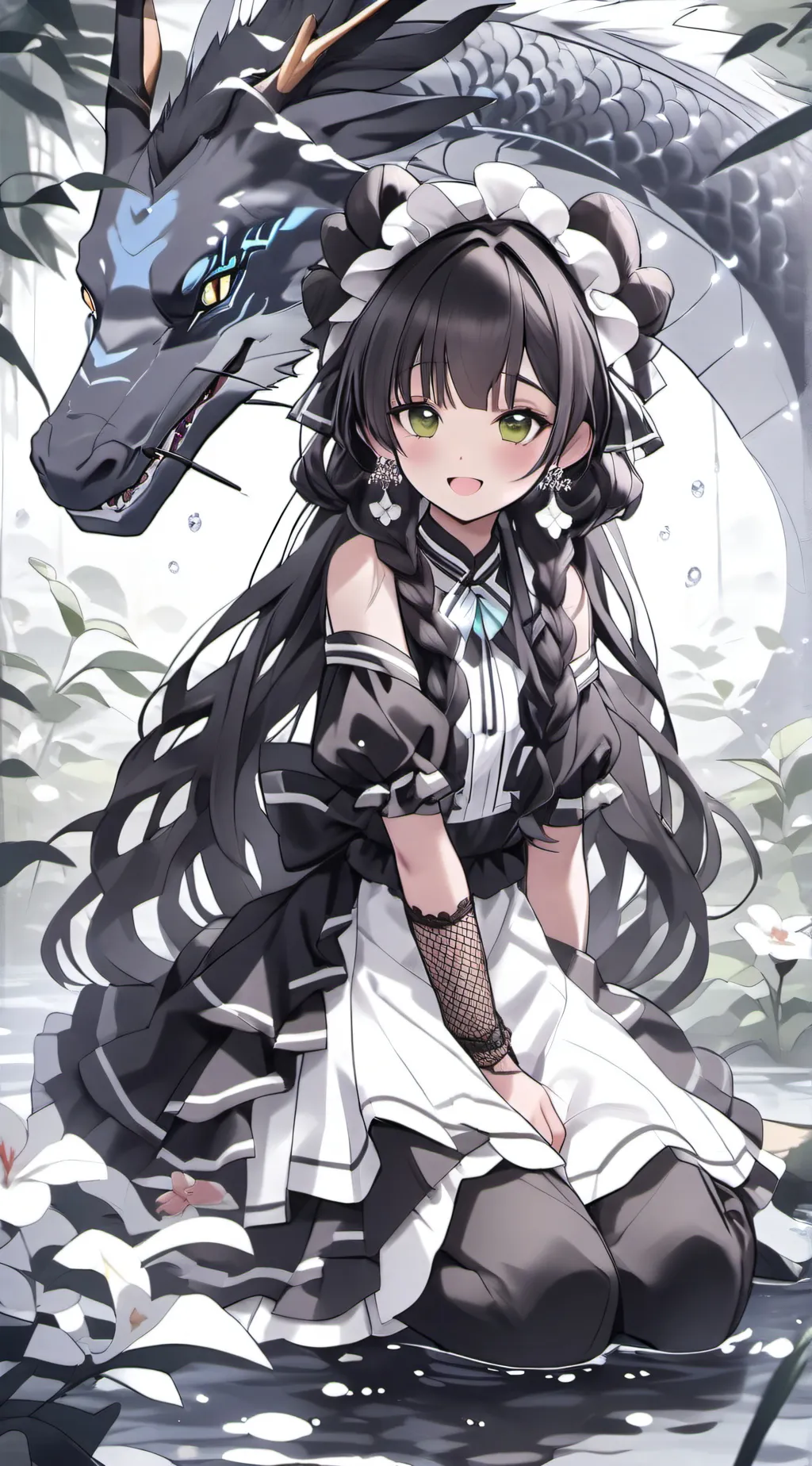 ai character: tsunami from wof  background