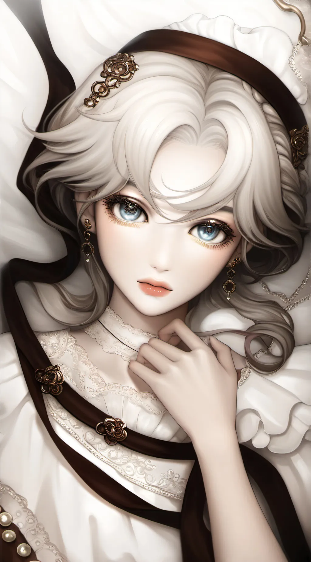 ai character: Silver Moonbeam background