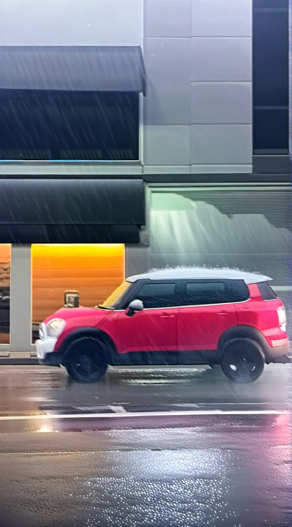 ai character: Kamaboko road trip background