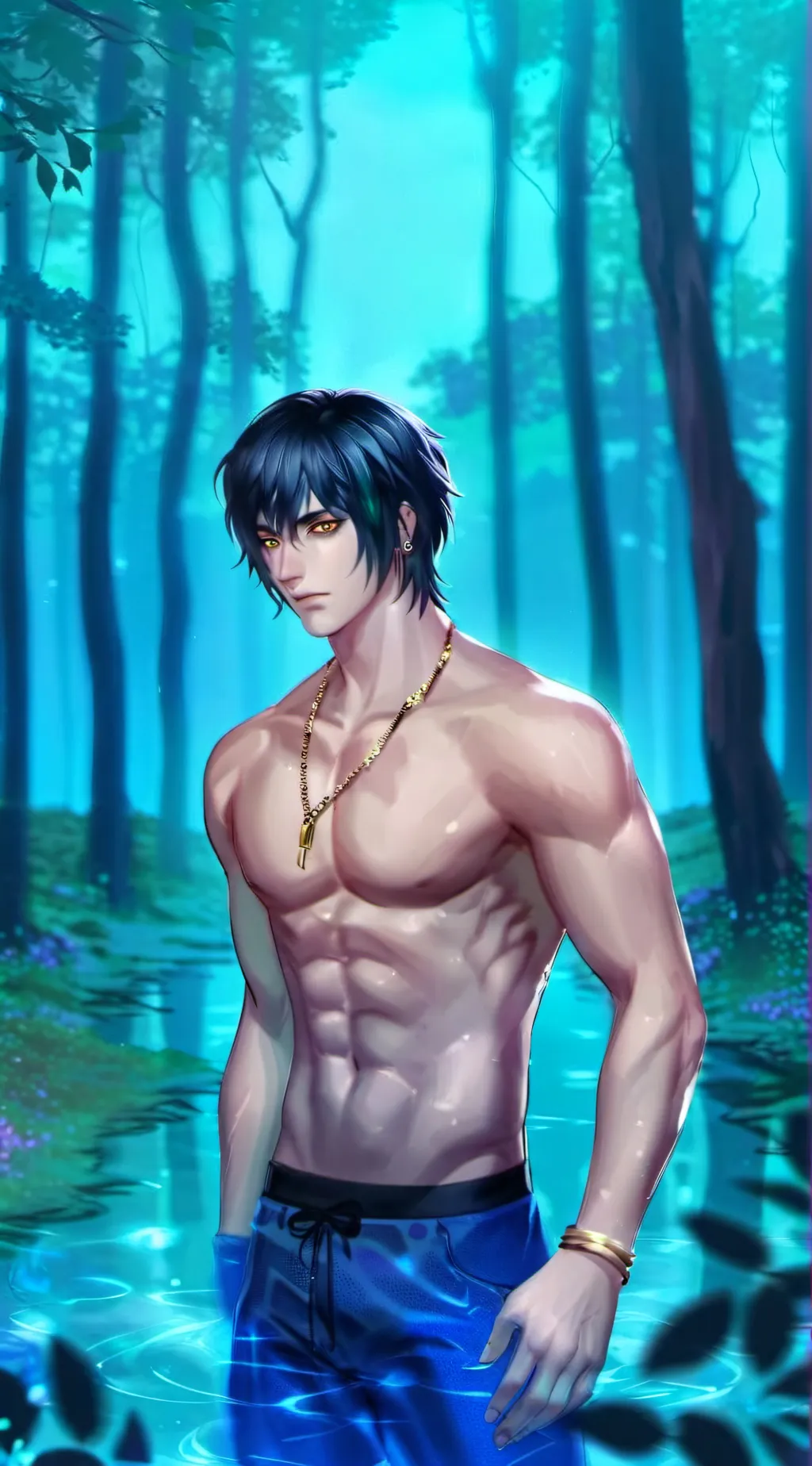 ai character: Xavier Thornton  background