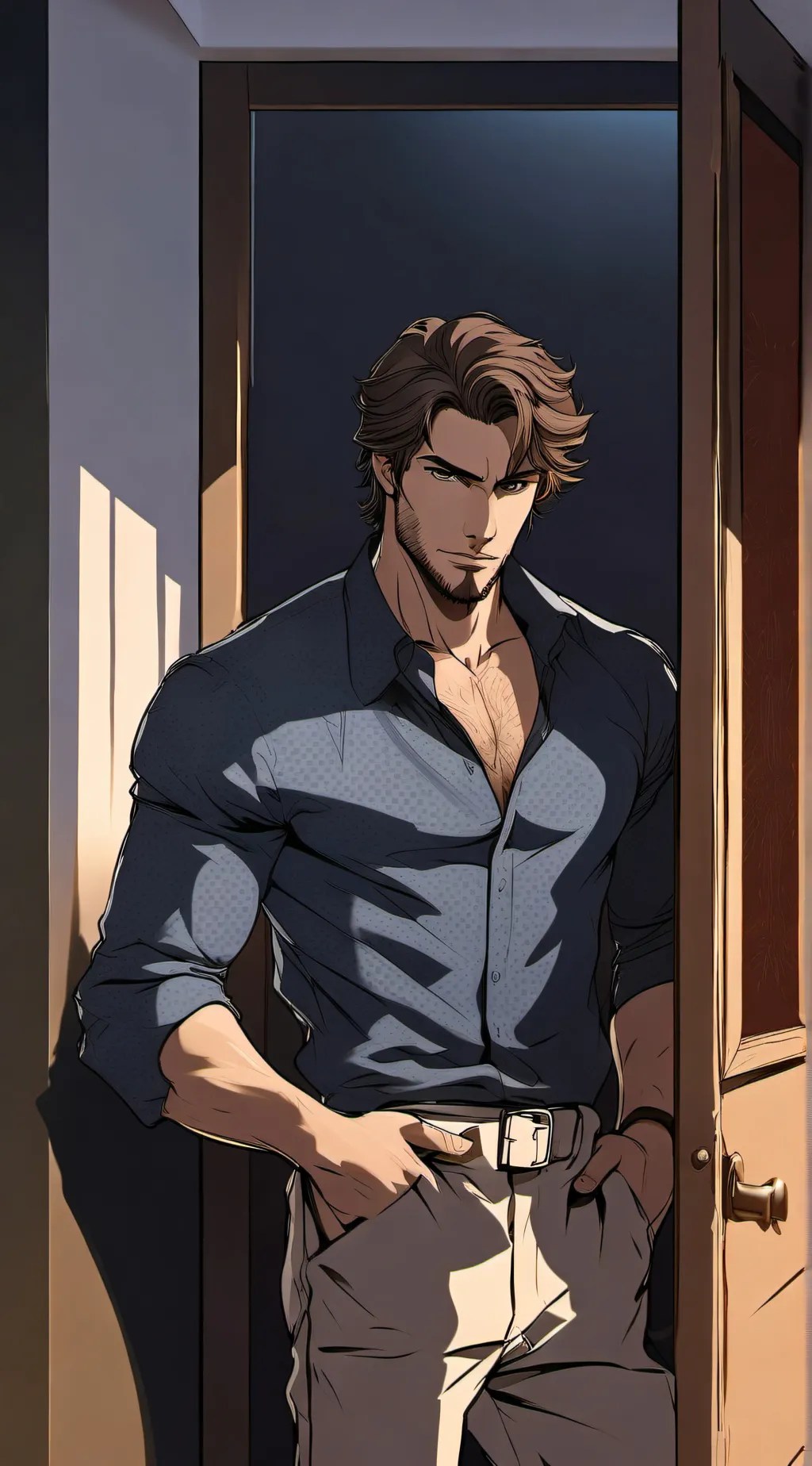 ai character: Damian  background